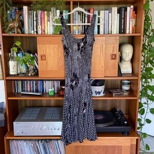 90s beaded midi sundress